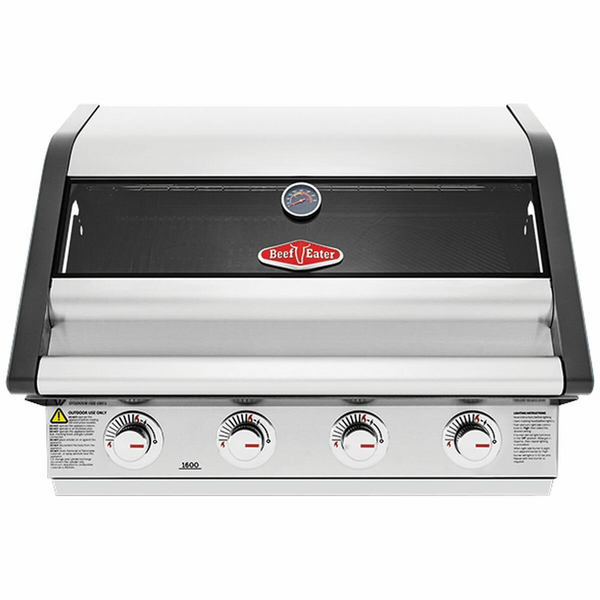 BeefEater 1600 Series SS 4 Burner Built-In BBQ BBG1640SA
