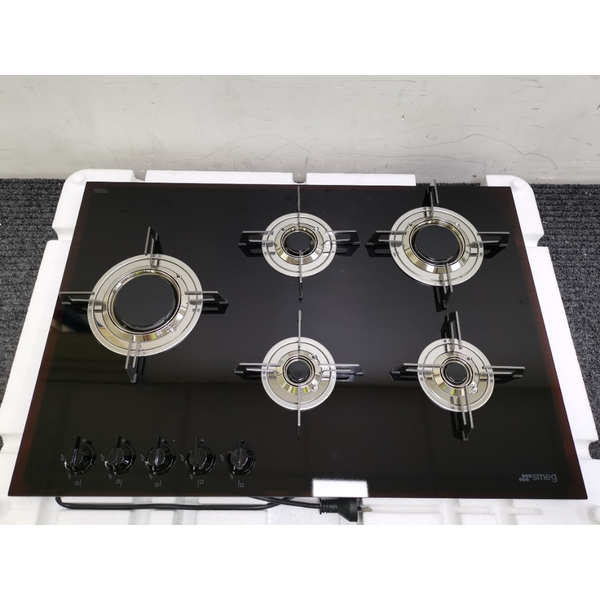 Smeg 75cm Dolce Stil Novo Aesthetic Blade Flame Natural Gas Cooktop PVL675LCNAU