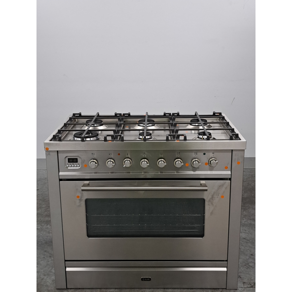 ILVE 90cm Freestanding Dual Fuel Oven/Stove NT96WMP/SS
