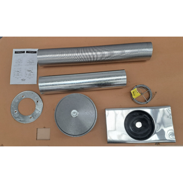 Abey 125mm Vertical Tiled Roof Ducting Kit RHVT5