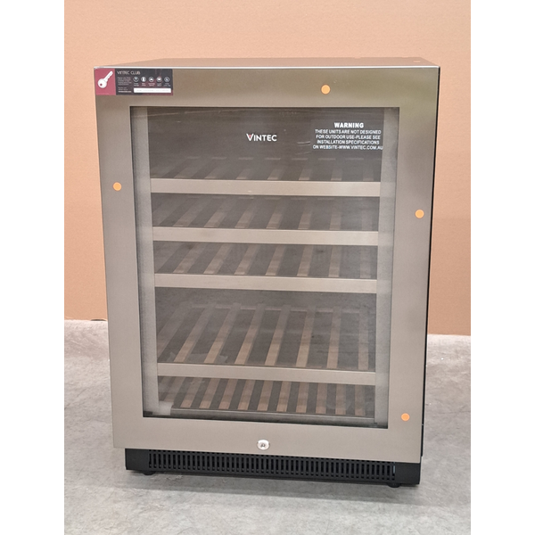 Vintec 50 Bottle Wine Storage Cabinet Stainless Steel VWS050SSB