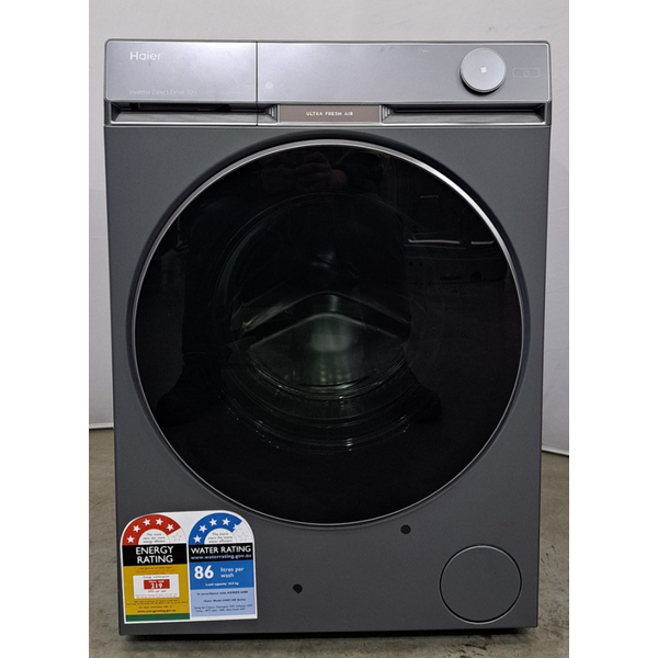 Haier 500 Series 10kg Front Load Washing Machine with Ultra Fresh Air Dark HWF10DB2