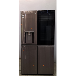 LG 642L Instaview French Door Fridge Black Steel GF-V700BSLC