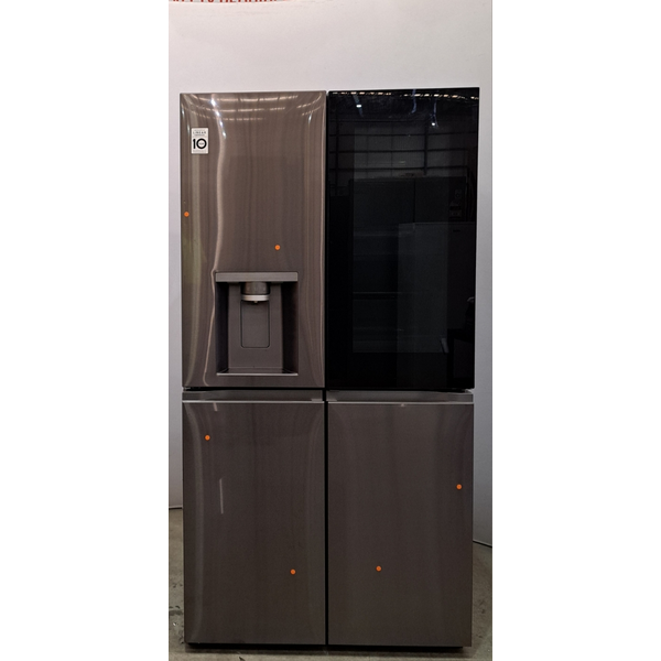 LG 642L Instaview French Door Fridge Black Steel GF-V700BSLC