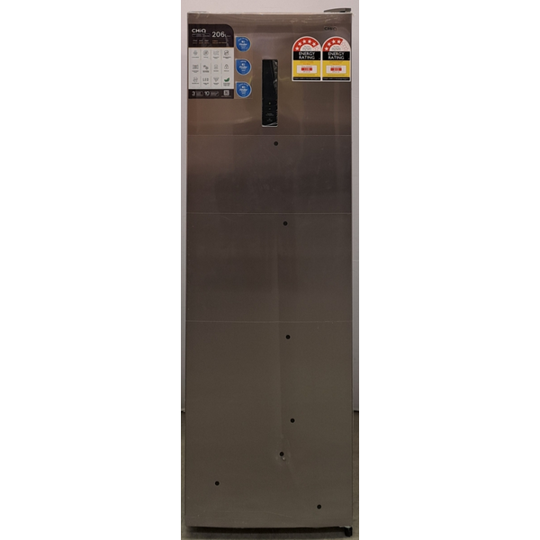 CHiQ 206L Hybrid Upright Freezer Stainless Steel CSH205NSS