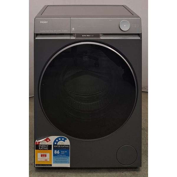 Haier 500 Series 10kg Front Load Washing Machine with Ultra Fresh Air Dark HWF10DB2