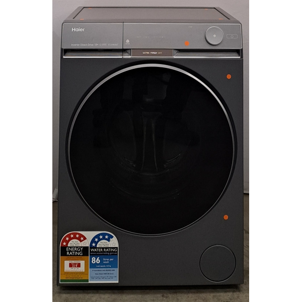 Haier 500 Series 10kg Front Load Washing Machine with Ultra Fresh Air Dark HWF10DB2