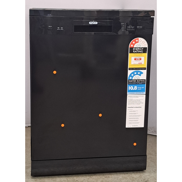 Mykin 60cm Freestanding Dishwasher Black MDW6004B