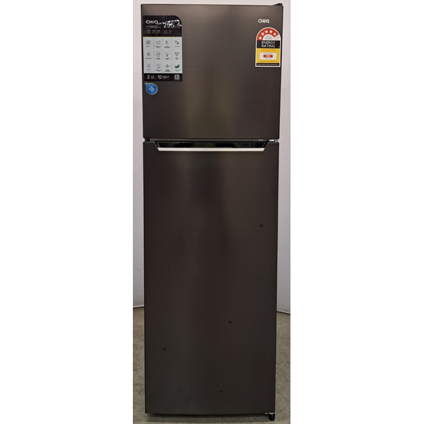 CHiQ 255L Top Mount Fridge Black Steel CTM253NBS5E