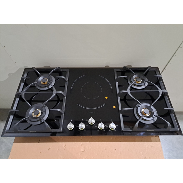 Franke 101.5cm Gas & Induction Cooktop Glass FIXG905B1N