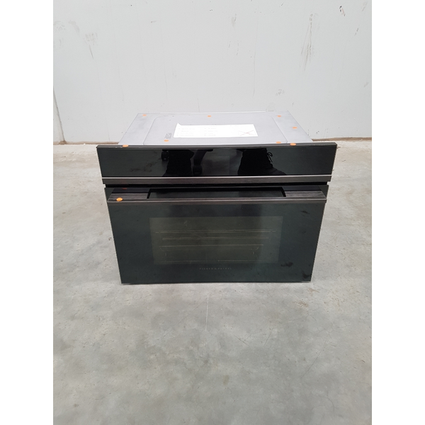 Fisher & Paykel Series 9 60cm Minimal Compact Built-In Combi-Steam Oven Black OS60NDBB1