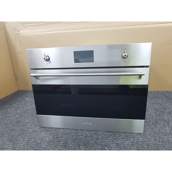 Smeg 45cm Classic Compact Combi Steam Built-In Oven SFA4303VCPX