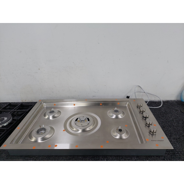 Fisher & Paykel Series 9 90cm Natural Gas Flush Fit Cooktop Stainless Steel CG905DWNGFCX3