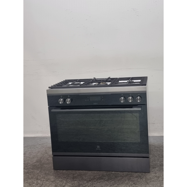 Electrolux 90cm Dual Fuel Pyrolytic Freestanding Oven/Stove EFEP916DSE