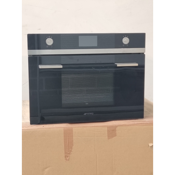 Smeg 50L Linear Aesthetic Compact Speed Built-In Microwave Oven 1000W SFA4130MCN