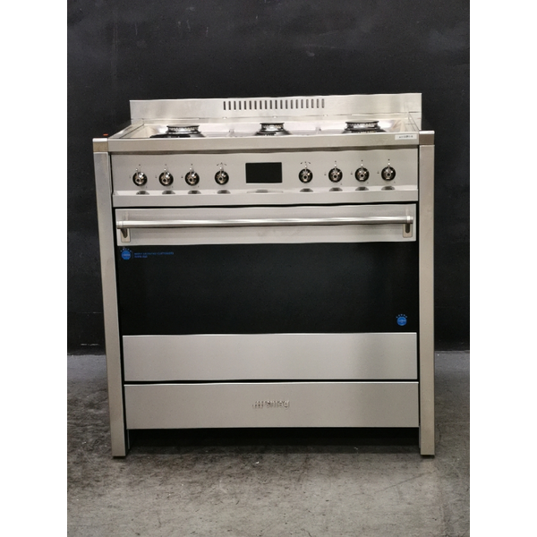 Smeg 90cm Classic Aesthetic Dual Fuel Freestanding Oven A11XPY-9