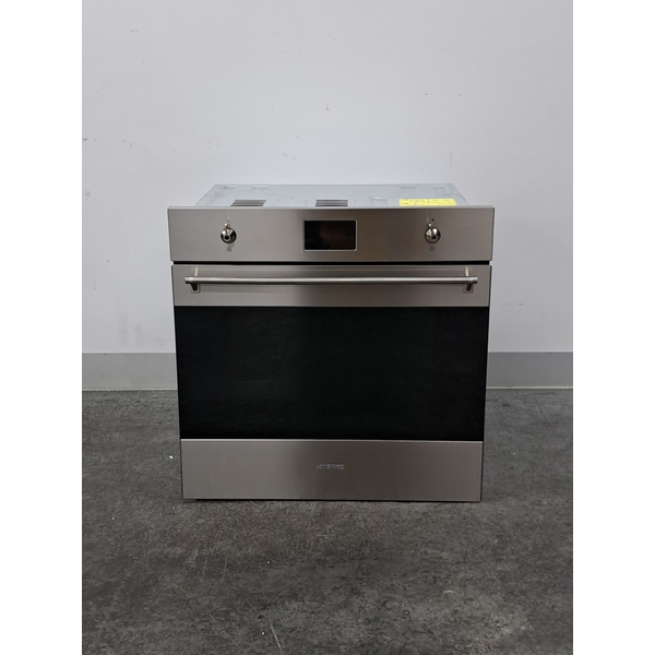 Smeg 60cm Classic Pyrolytic Built In Oven Stainless Steel SOPA6301TX