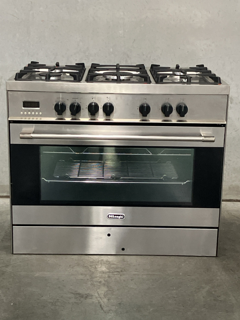 Delonghi 90cm Freestanding Dual Fuel Oven/Stove DEF908S Home