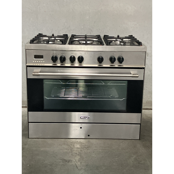 Delonghi 90cm Freestanding Dual Fuel Oven/Stove DEF908S Home