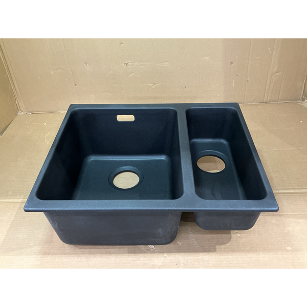 Franke Kubus 1 and 1/4 Bowl Undermount Sink KBG160-BONYX