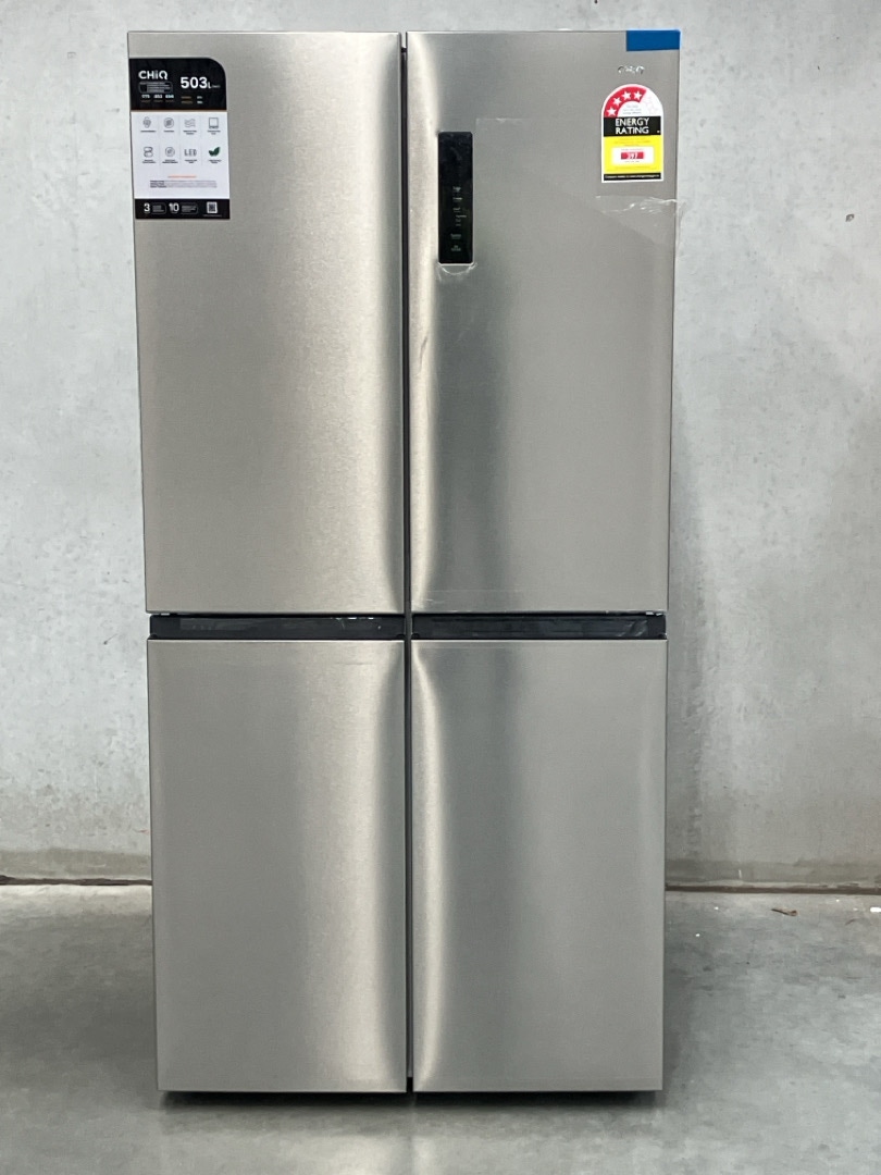 ヒ*き様 CHR 58枚フルコンプ CHiQ 503L French Door Fridge Silver CCD500NS | Home Clearance