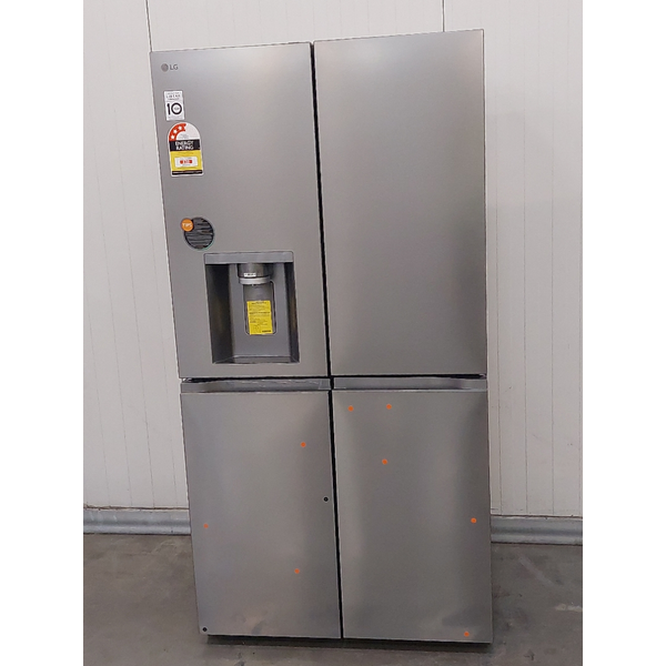 LG 637L French Door Fridge with Ice and Water Stainless Steel GF-L700PL