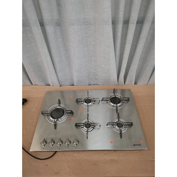 Smeg 75cm Linea Aesthetic Natural Gas Cooktop PXL675LAU