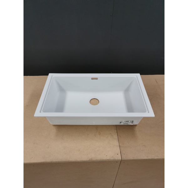 Franke Kubus Single Bowl Undermount Sink with Accessories KBG110-74PW