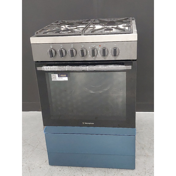Westinghouse 60cm Dual Fuel Fan Forced Freestanding Oven Dark Stainless Steel WFE616DSC