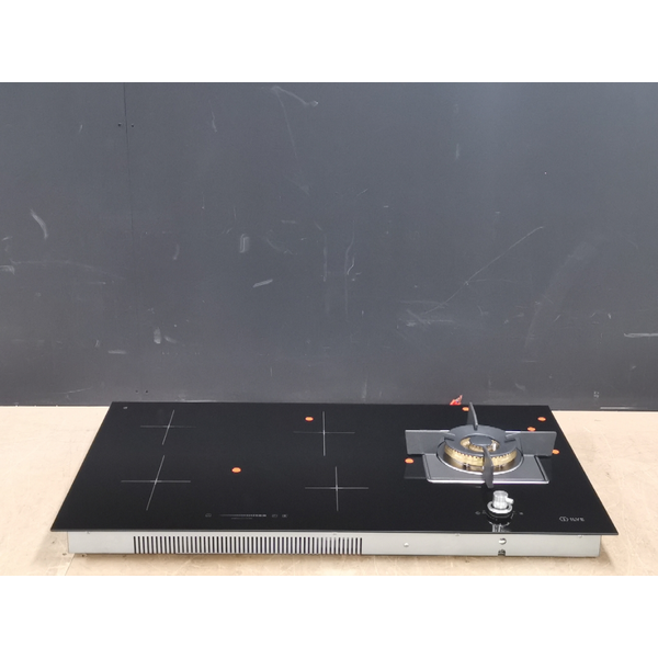 ILVE 90cm Hybrid Induction Cooktop with Natural Gas Wok ILBV94+1