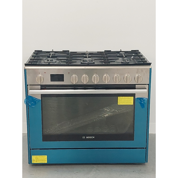 Bosch 90cm Stainless Steel Series 8 Freestanding Dual Fuel Oven HSB838357A