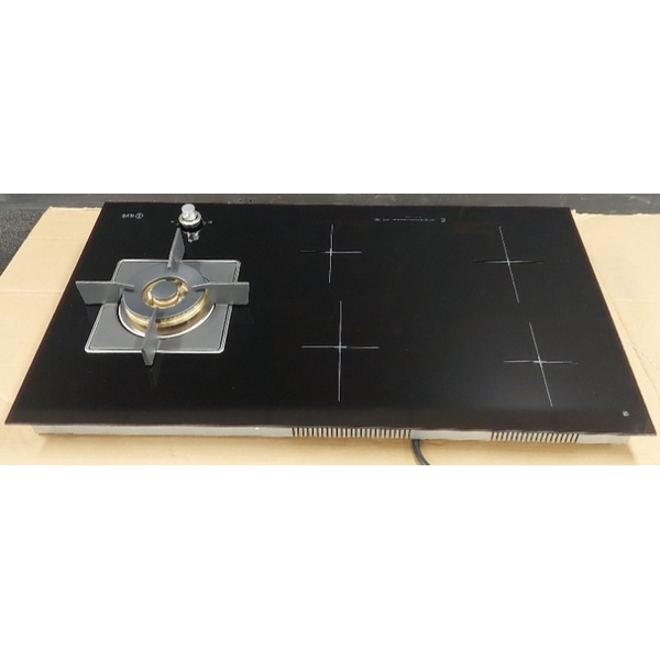 ILVE 90cm Hybrid Induction Cooktop with Natural Gas Wok ILBV94+1