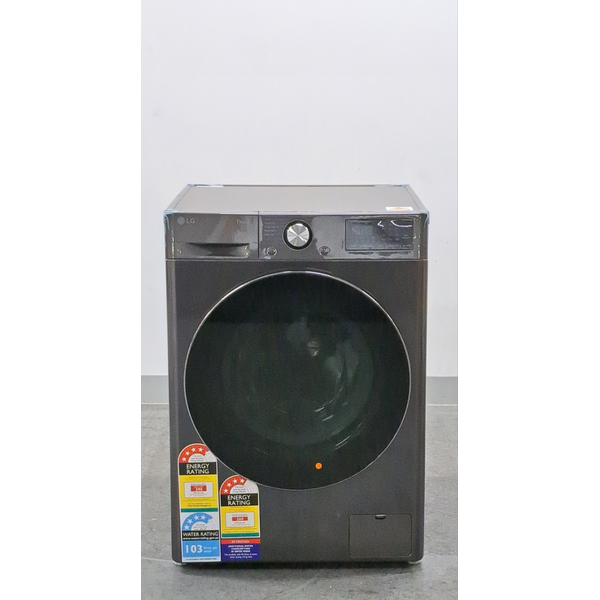 LG Series 9 12kg/8kg Front Load Washer Dryer Combo with Steam Black WVC9-1412B