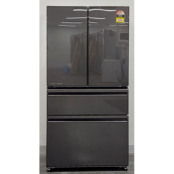 Mitsubishi Electric 564L French Door Fridge Dark Silver Glass MR-LX564ER-GDS-A
