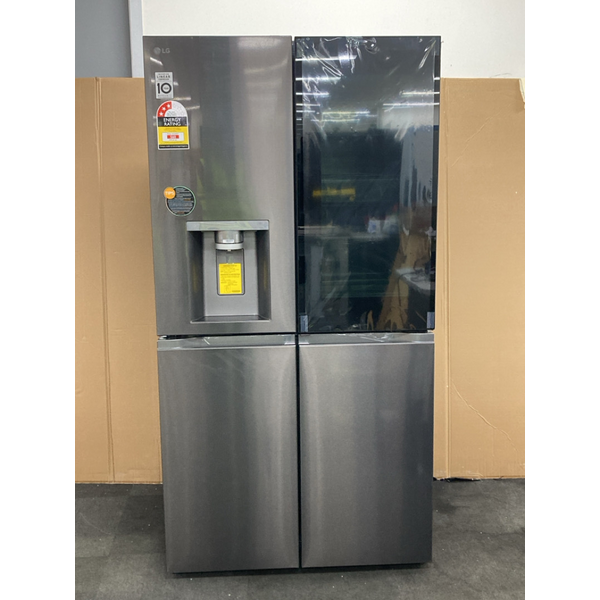 LG 642L Instaview French Door Fridge Black Steel GF-V700BSLC