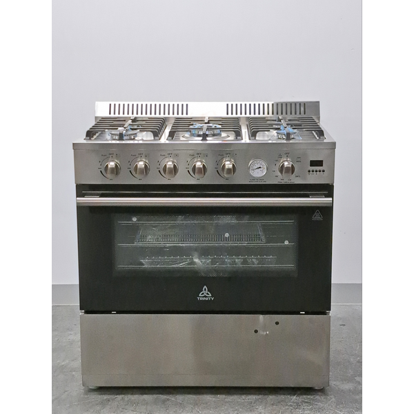 Trinity 90 cm Freestanding LP Gas Oven/Gas Cooktop with Gas Grill TRFSGO901LPG