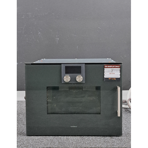 Gaggenau 60cm 200 Series Compact Built-In Combi-Steam Oven Left Hinge - Anthracite BSP271101