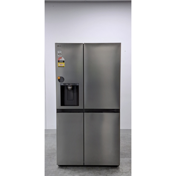 LG 635L Side by Side Fridge with Ice & Water Dispenser Stainless Steel GS-L600PL