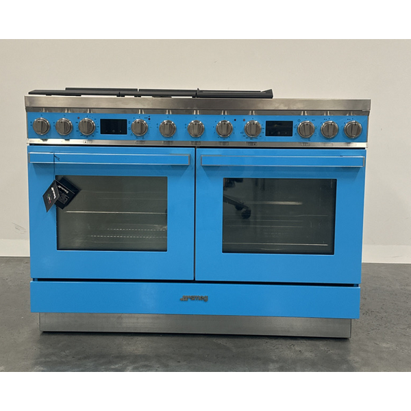 Smeg 120cm Portofino Pyrolytic Freestanding Dual Fuel Oven/Stove CPF120IGMPTA