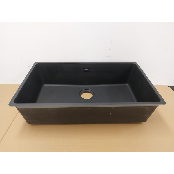 Franke Maris 720mm Single Bowl Flushmount Sink Matte Black MRG210-72MB-B