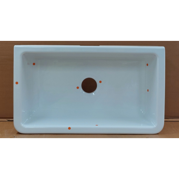 Abey Chambord Henri Large Single Bowl Fireclay Sink HENRI-2W