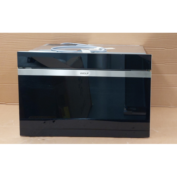 WOLF M Series Contemporary 76cm Handleless Convection Steam Oven - Black ICBCSO3050CMB