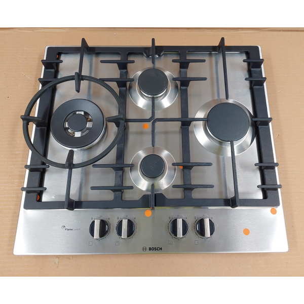 Bosch 60cm Series 6 Stainless Steel Gas Cooktop PCI6A5B90A