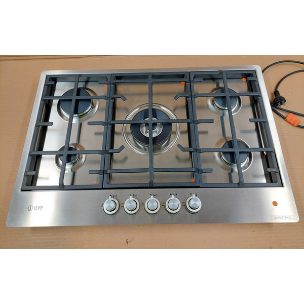 ILVE 77cm Flushline Natural Gas Cooktop ILFM775KX