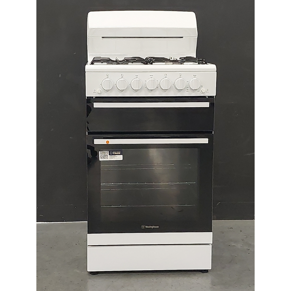 Westinghouse 54cm White Natural Gas Freestanding Oven WLG510WCH