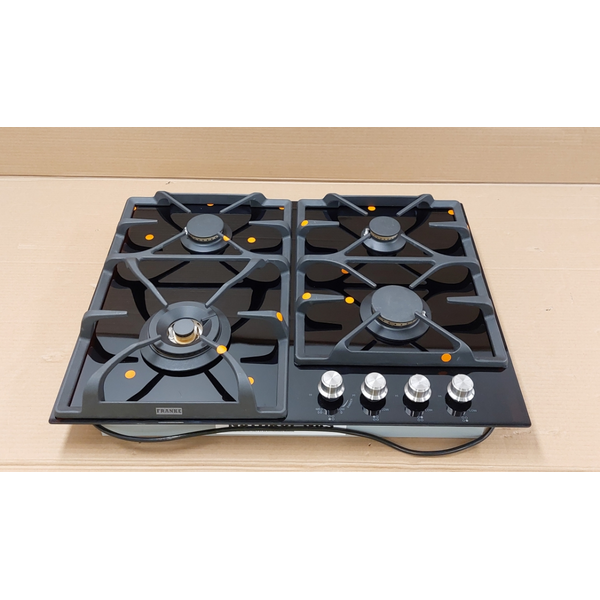 Franke 66cm Gas Cooktop Black Glass FIG604B1N