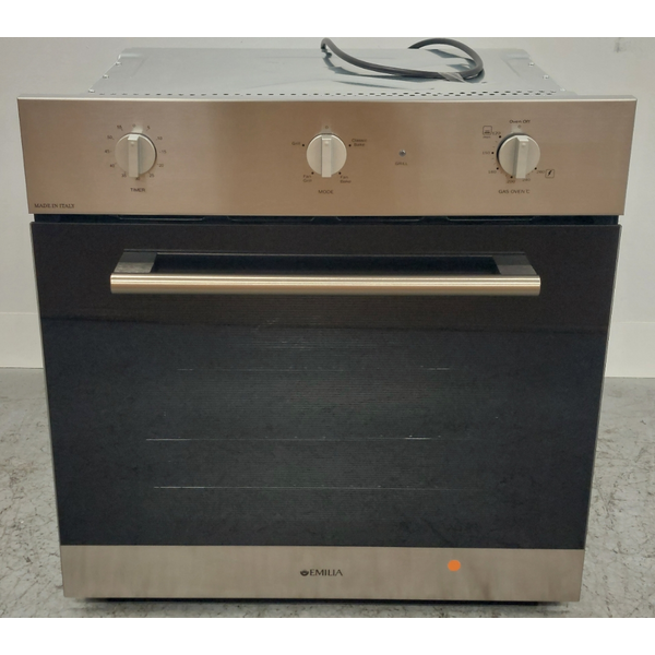 Emilia 60cm Natural Gas Off Grid Ready Built-In Oven Stainless Steel EMF61MVI