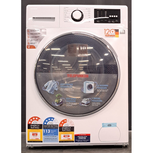 Telefunken 11kg/7kg Washer and Dryer Combo-White TF1170AU11FLWD