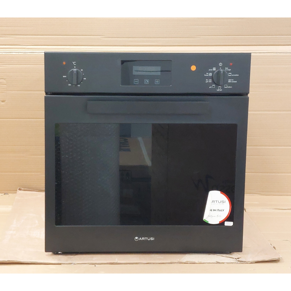 Artusi 60cm Matte Black Multifunction Electric Oven AO6100MB