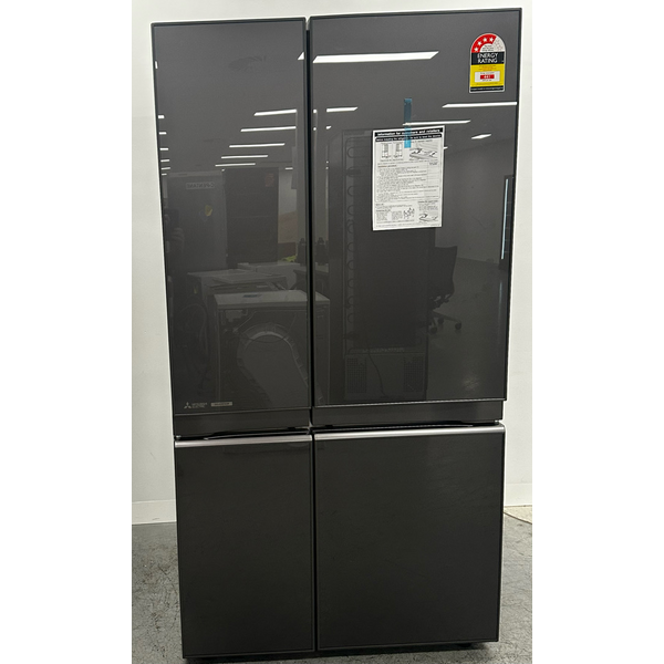Mitsubishi Electric 635L French Door Fridge Dark Silver Glass MR-LA635ER-GDS-A